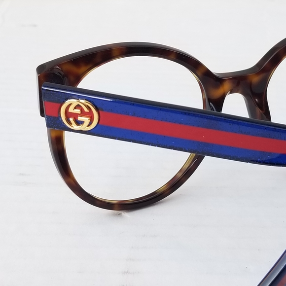 Amazing Gorgeous Authentic Gucci GG web Large Eyeglasses Frames - Picture 3 of 13
